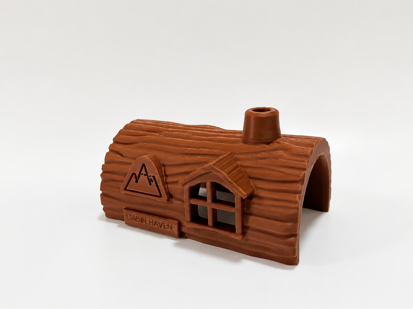 Wooden Cabin Hideout – Natural Reptile Shelter