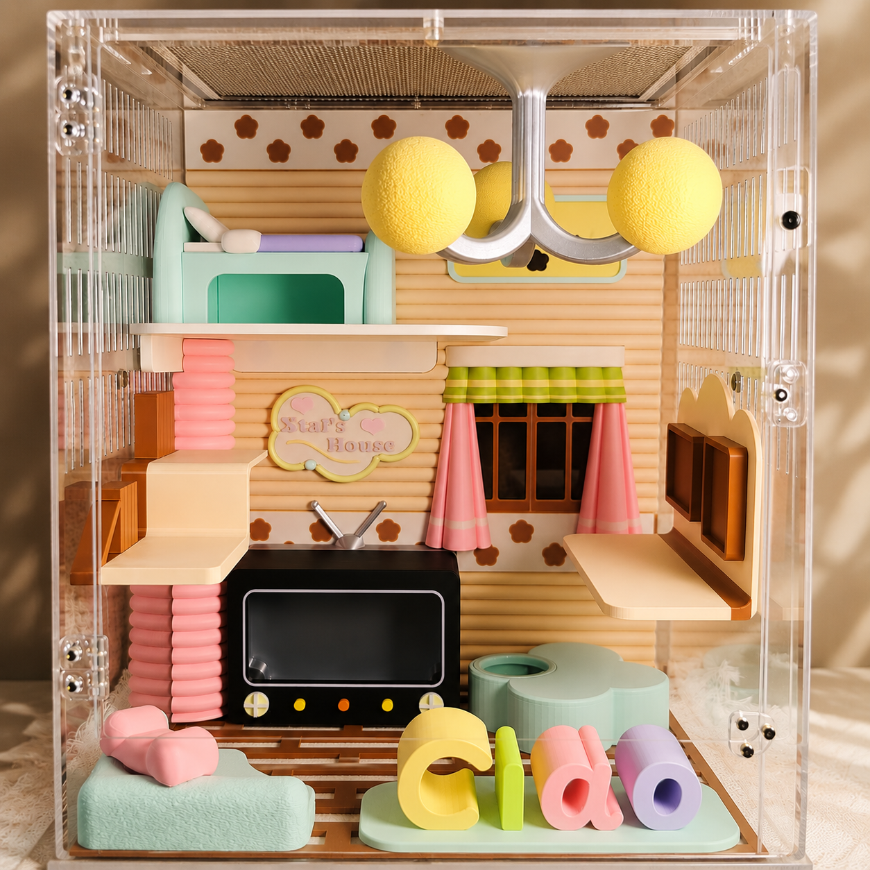 MODBOX Retro Loft Reptile Habitat Décor Kit