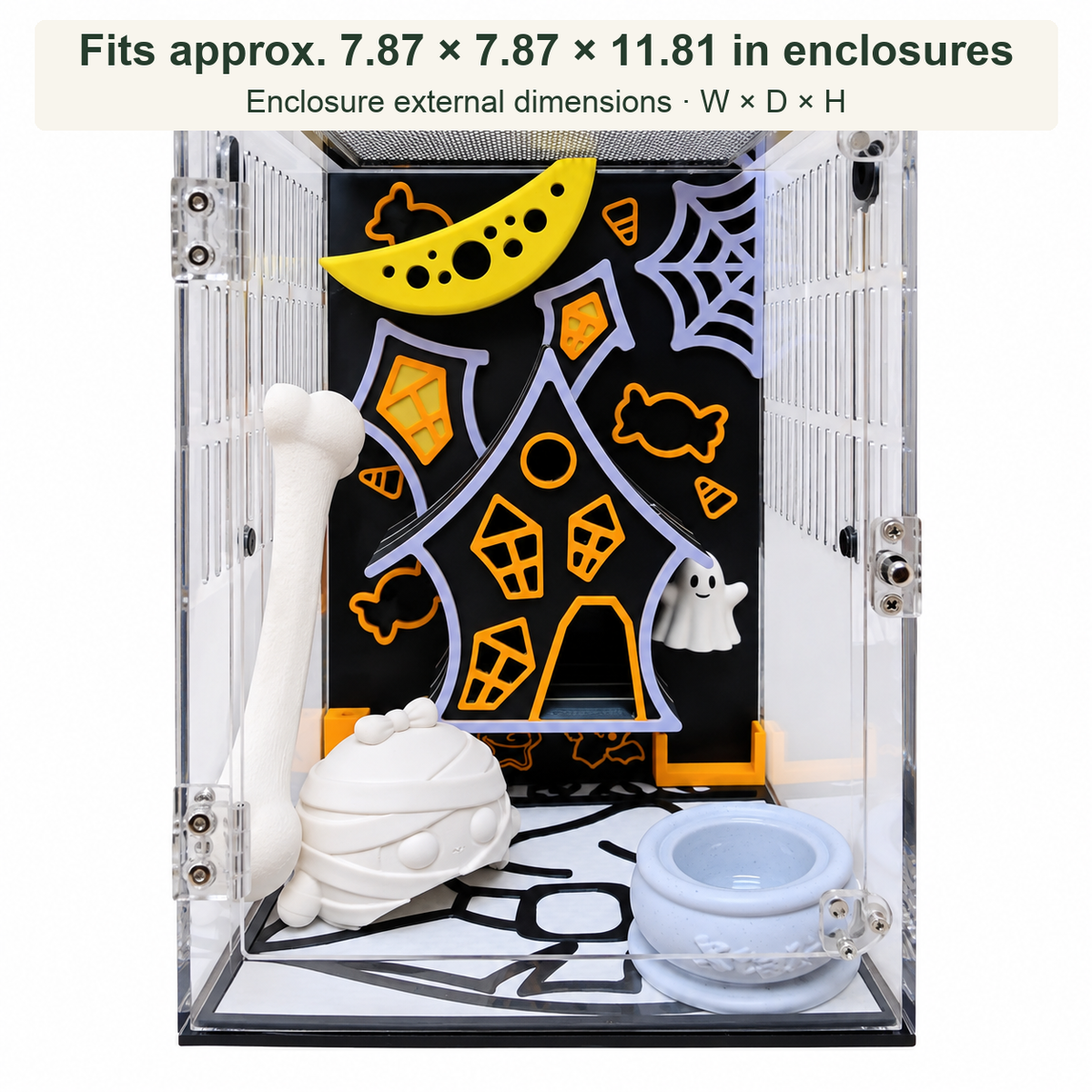 Haunted Moon Halloween Habitat Décor Kit
