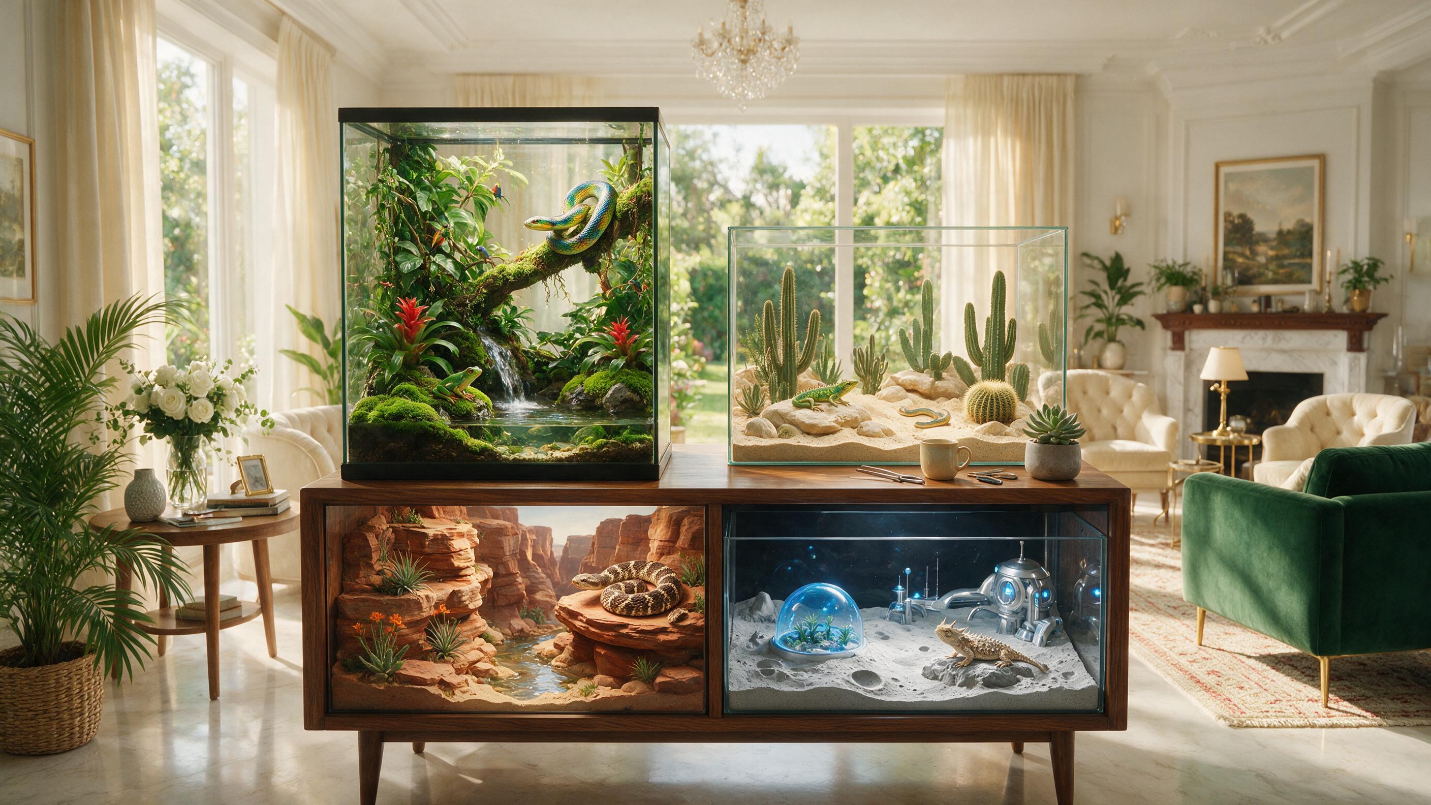 10 Beautiful Exotic Pet Habitat Ideas for Small Reptiles and Invertebrates