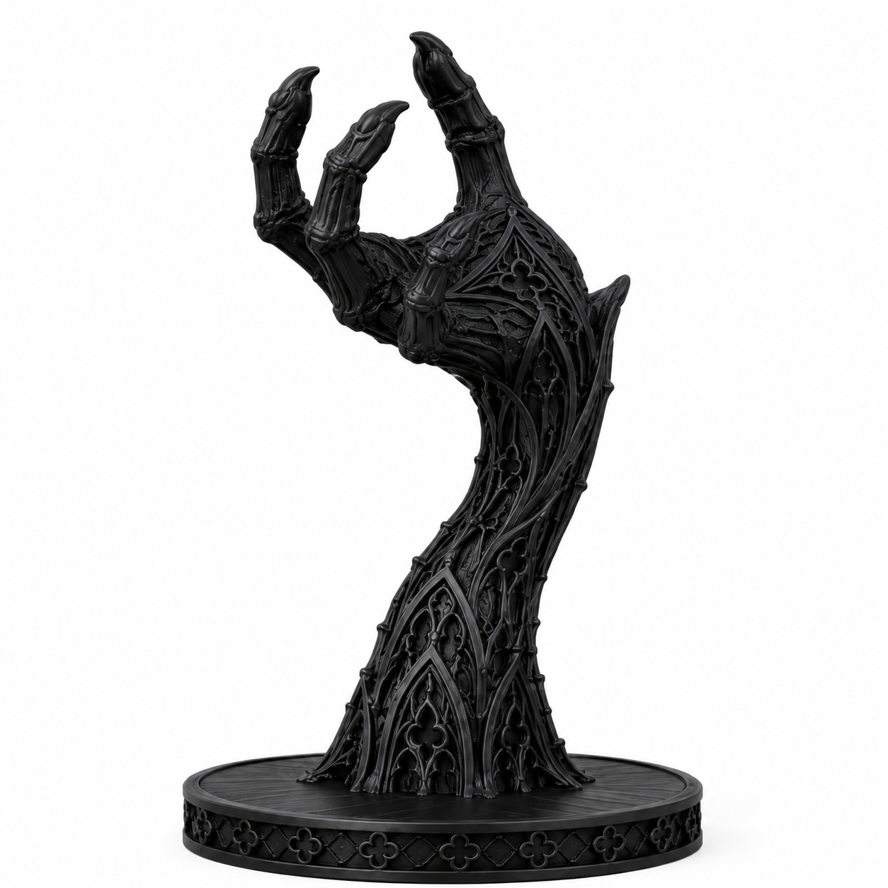 Gothic Demon Hand Climbing Stand