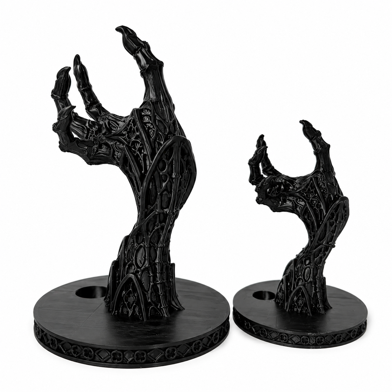 Gothic Demon Hand Climbing Stand