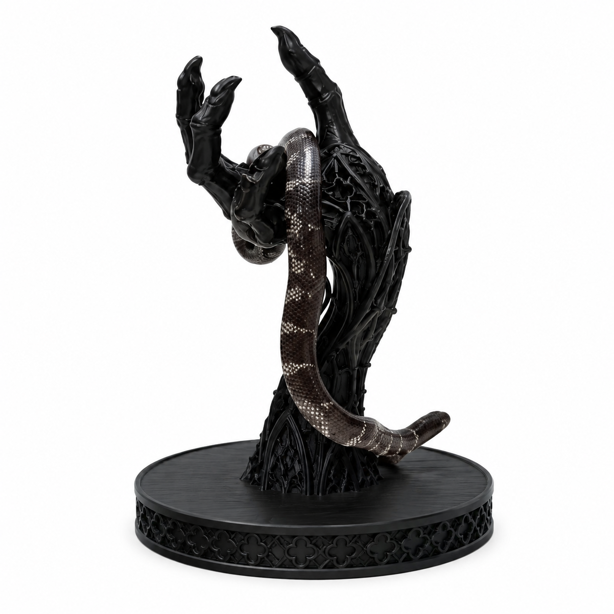 Gothic Demon Hand Climbing Stand