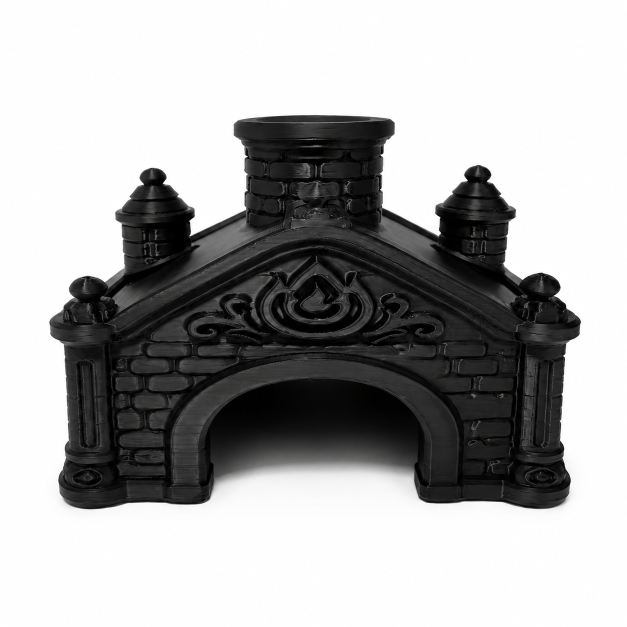 Gothic Fireplace Hideout for Reptiles
