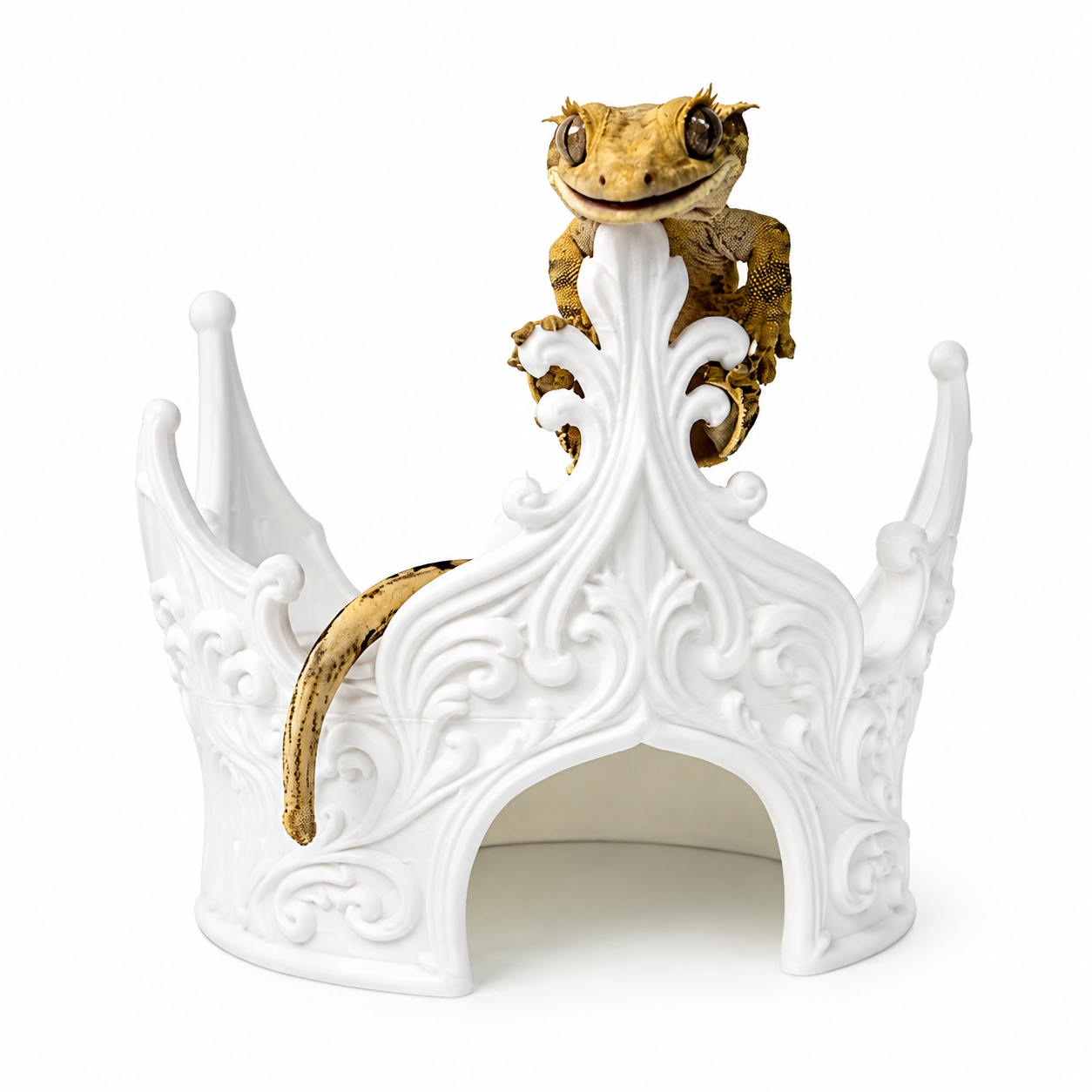 Gothic Crown Hideout – Fantasy Reptile Shelter