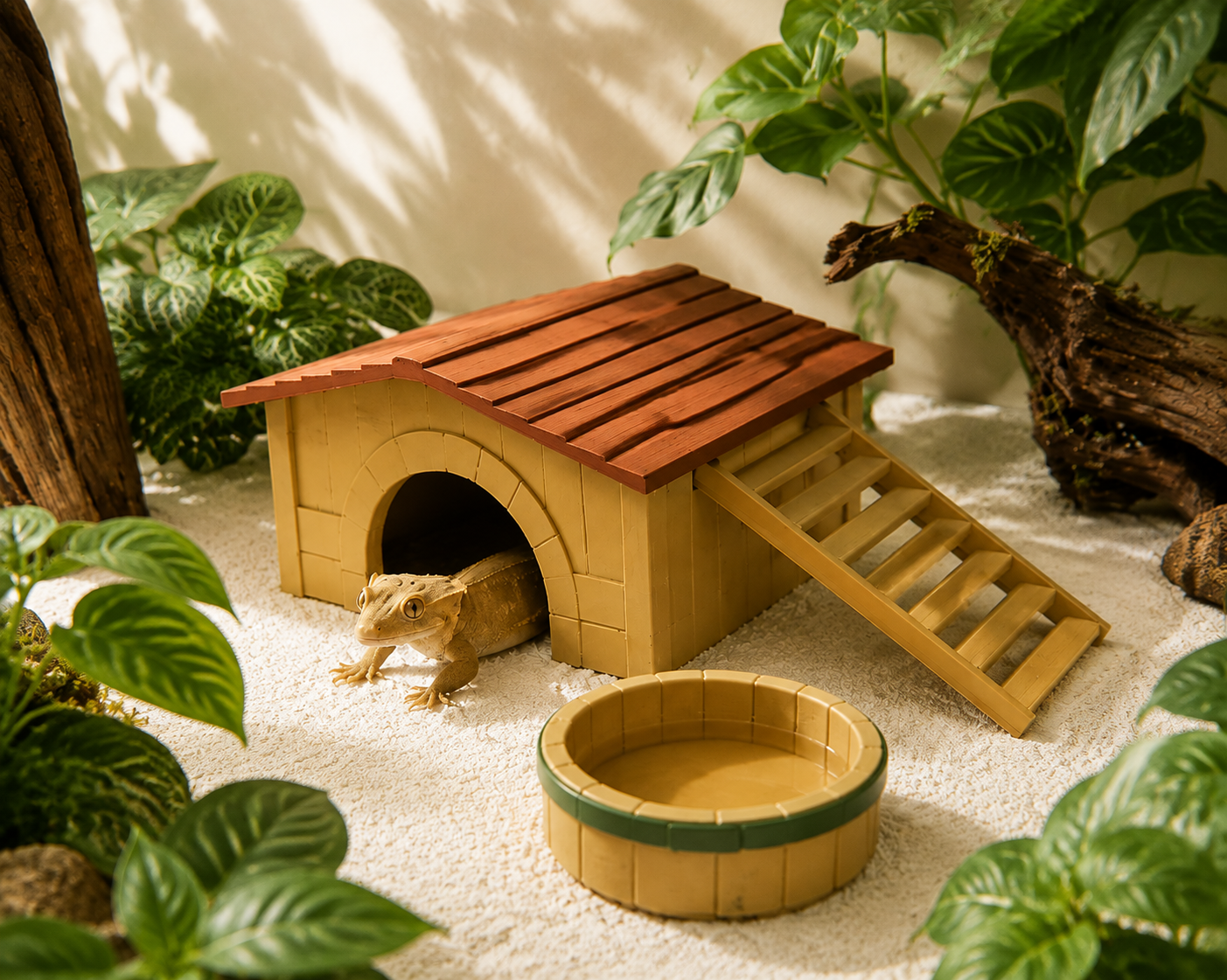 Forest Water Bowl – Reptile Drinking Dish