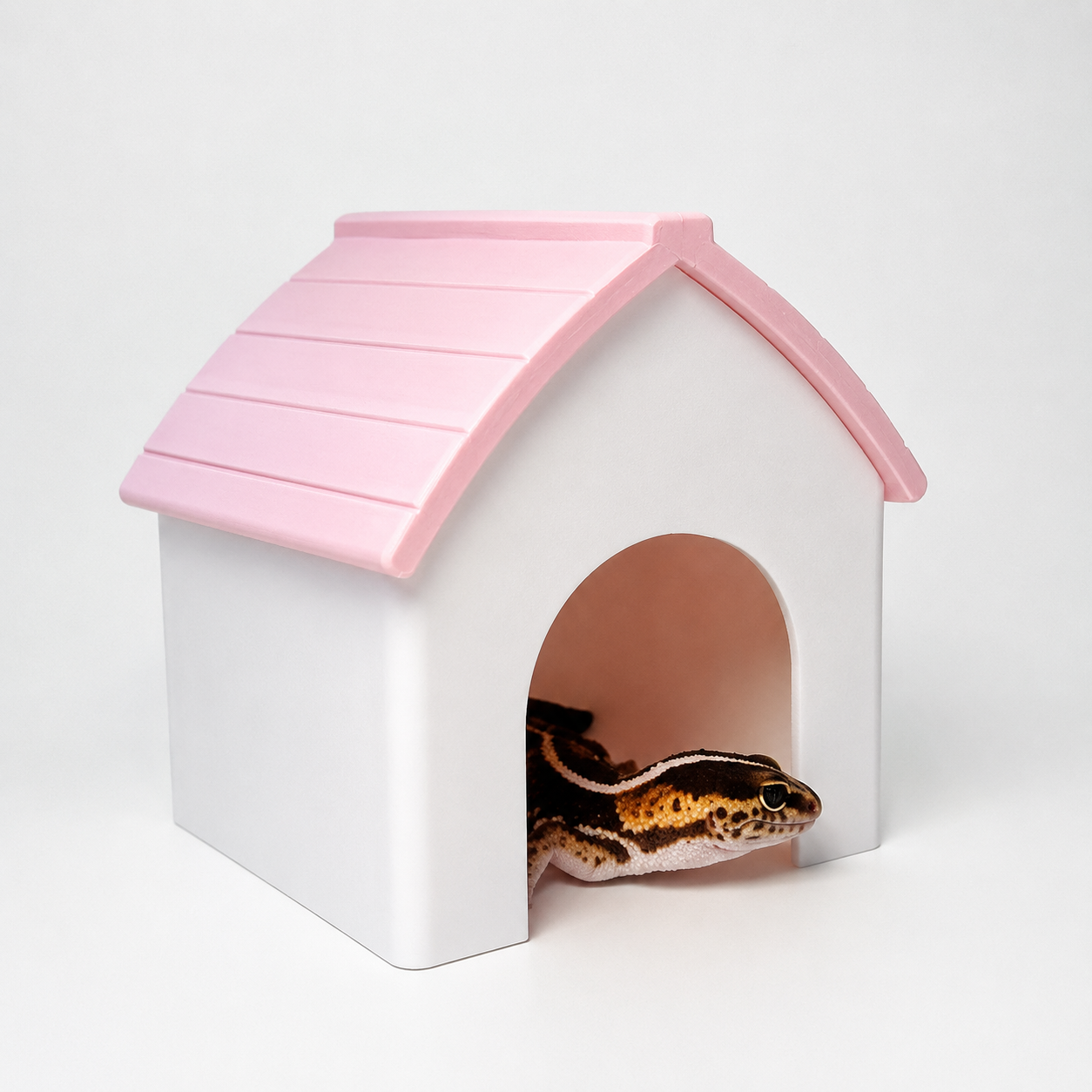 Pink Magnetic House Hideout for Reptiles