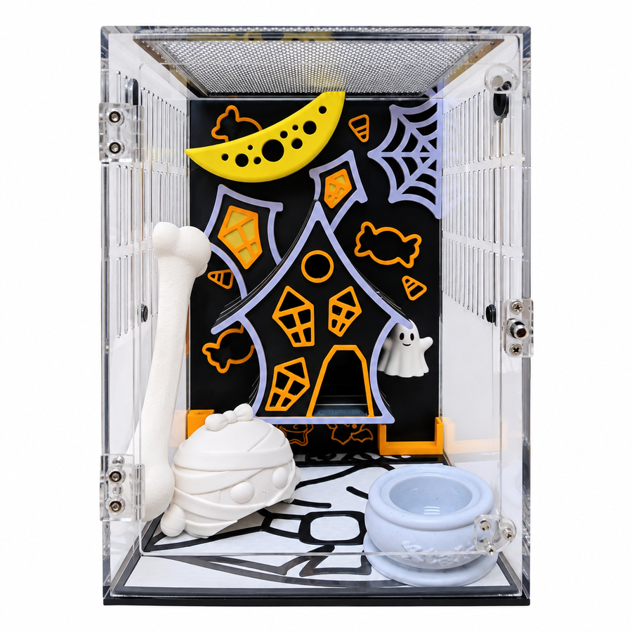 Haunted Moon Halloween Habitat Décor Kit