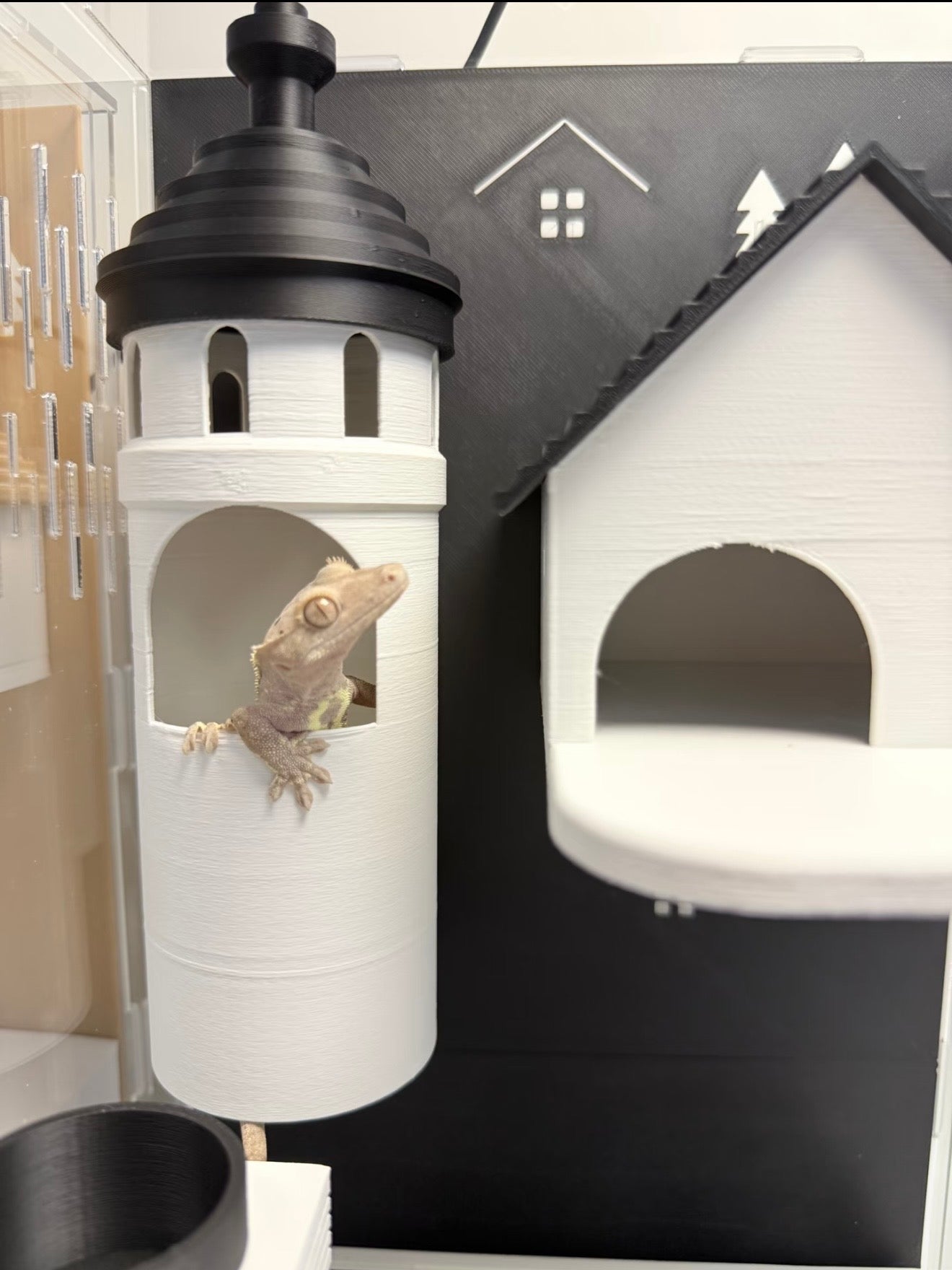 MODBOX Nordic Habitat Décor Kit – Modular Reptile Enclosure Accessories