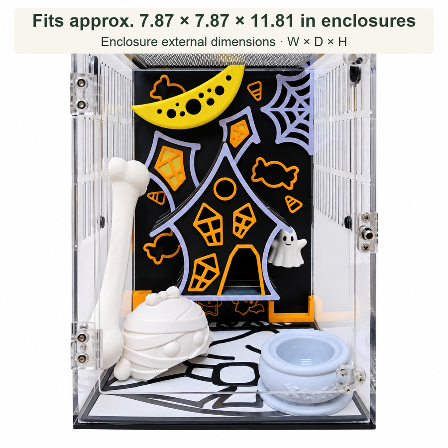 Haunted Moon Halloween Habitat Décor Kit